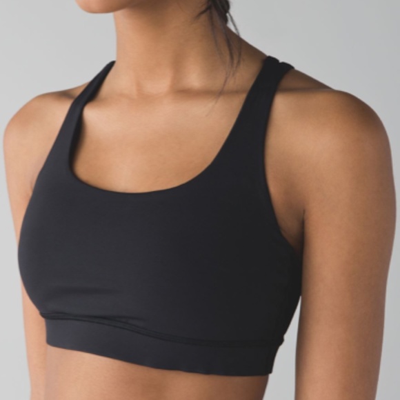 Lululemon Energy Bra - Size 4 - Black - Picture 4 of 4